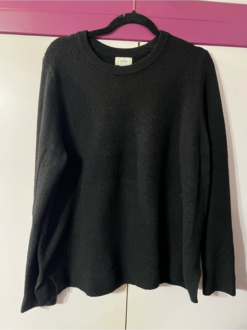 Old Navy Black Crewneck Sweater